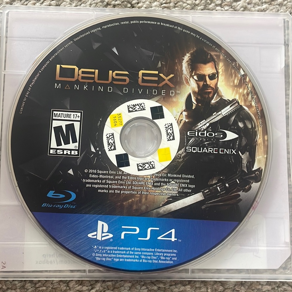 PS4 Deus Ex Mankind Divided